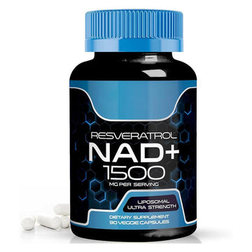1500mg Liposomal NAD⁺ + Resveratrol – Cellular Energy & Anti-Aging Support