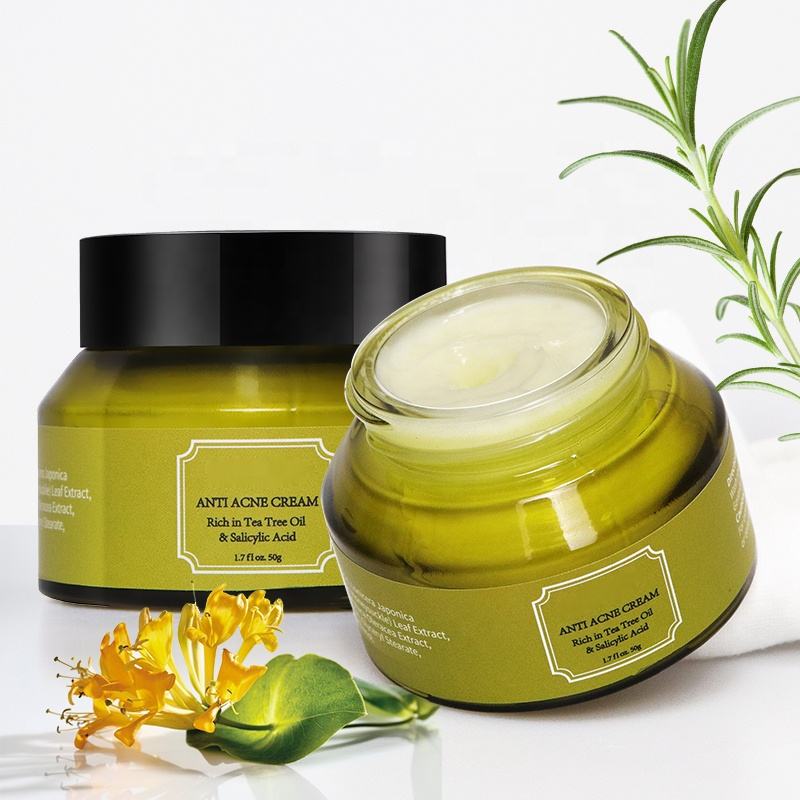 Best Natural Organic Tea Tree Oil Anti Pimples Remover Acne Scar Cream